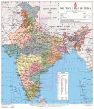 new map of india